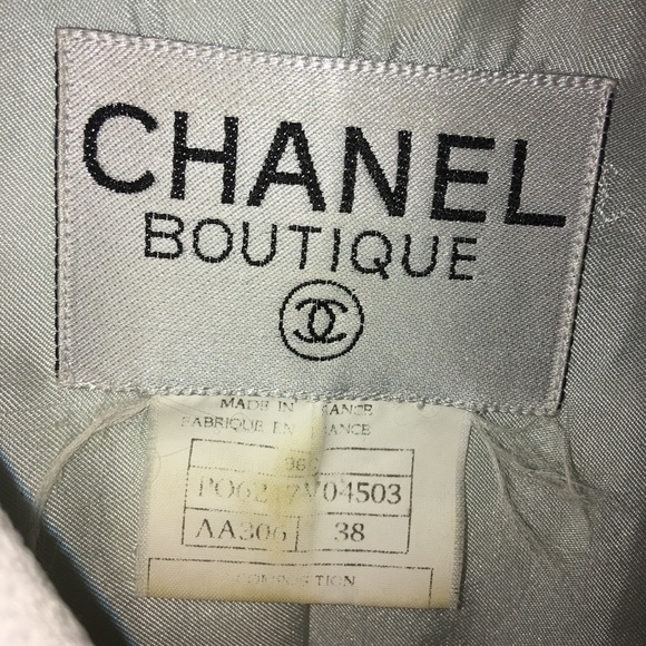 Rare Chanel Tiffany blue blazer sz 38 - Picture 3 of 7